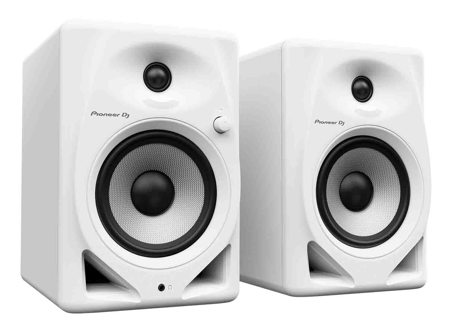 B-Stock: Pioneer DJ DM-50D Active 5" Desktop Monitor/DJ Speakers (White)